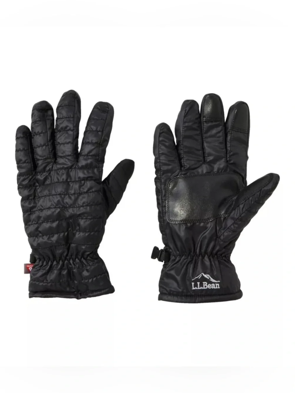 L.L. Bean PrimaLoft Packaway Gloves Black Medium